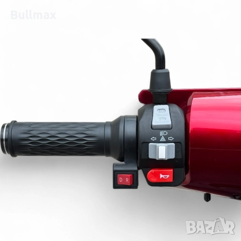 Електрическа триколка Fullmax R1, 1500W, 60V/20Ah, Сива, CE сертификат, снимка 11 - Инвалидни скутери - 52569943