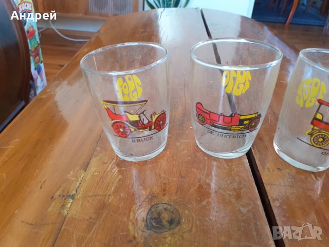 Стара стъклена чаша,чаши #3, снимка 4 - Антикварни и старинни предмети - 31748582