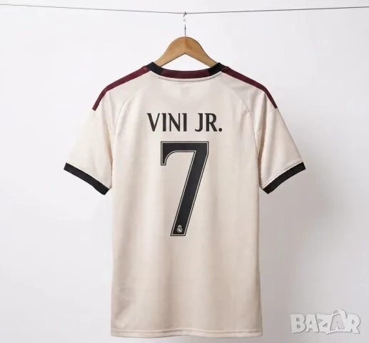 Футболна тениска на Real Madrid 26/27 сезон (Mbappé #10 Bellingham #5 Vini Jr. #7), снимка 5 - Тениски - 55950459