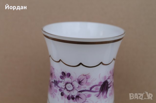 Ваза Бохемия, снимка 2 - Антикварни и старинни предмети - 40790603