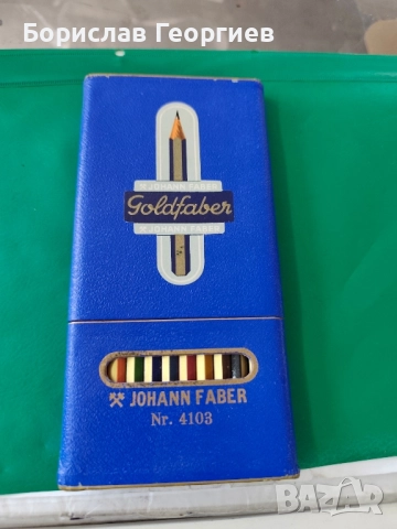 Нови ретро цветни моливи johann faber 4103