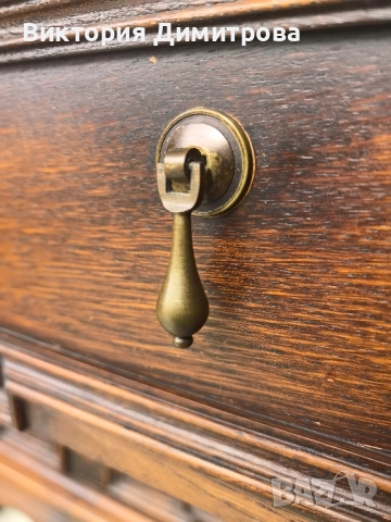 Дъбов Скрин Jacobean , снимка 5 - Скринове - 52081345