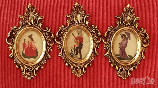 Сет гоблени миниатюри. , снимка 6 - Гоблени - 42442953