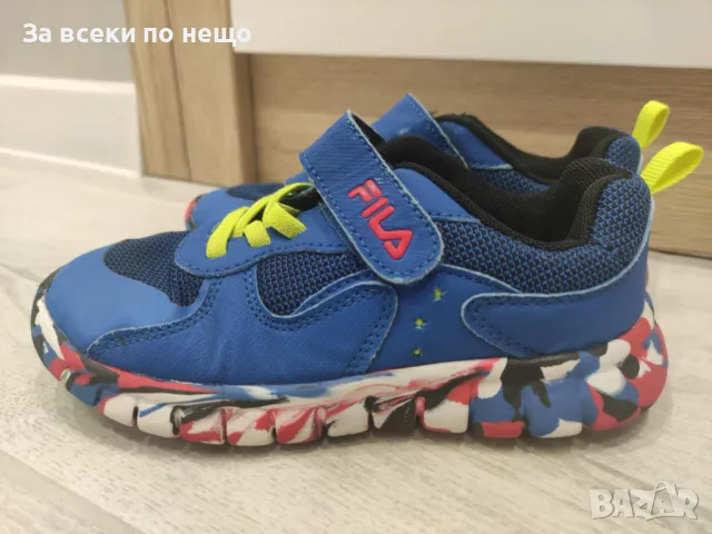 Fila Детски Сини Маратонки Фила - 29 номер, снимка 2 - Детски обувки - 50127838