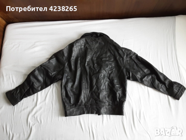 кожено яке "Pierrot Le Loup"  Paris черно, естествена кожа, снимка 3 - Якета - 52222197