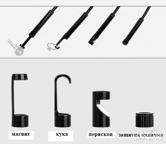 АВТОФОКУС-Професионален WiFi ендоскоп, 5Mp-USB/microUSB/type-C, снимка 6 - Камери - 29499051