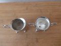 Посребрен сервиз за кафе чай аксесоар съдчета 1970 г, снимка 4