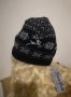 Нова спортна шапка с еленчета черна дамска, снимка 2