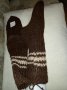 Ръчно плетени вълнени чорапи размер 36, снимка 1