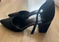 Черни дамски токчета, 37 номер, снимка 2