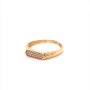 Златен дамски пръстен 1,56гр. размер:55 14кр. проба:585 модел:20048-3, снимка 2