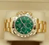 Rolex Daytona 18k Gold Green , снимка 2