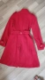 Червено кашмирено палто-С размер, снимка 3