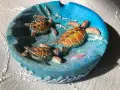 Пепелник Maldives /купичка за дребни бижута с 3D костенурки - екзотичен сувенир от Малдивите, нов , снимка 6