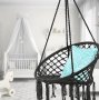 Висяща въжена люлка хамак, снимка 6