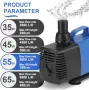DBREAKS помпа за езеро и фонтан 5500L/H 55W с 5 дюзи, снимка 2