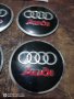 Промо Стикери Ауди Audi 56 мм за централна капачка 60 мм диаметър / кола автомобил Джип, снимка 3