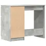 vidaXL Бюро, бетонно сиво, 90x45x76 см, инженерно дърво, снимка 8