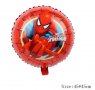 Спайдърмен Spiderman кръгъл фолио фолиев балон хелий или въздух рожден ден