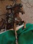 Стара бронзова фигурка кон с ездач голяма 34197, снимка 15