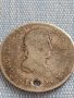 Сребърна монета 2 реала 1822г. Фернандо седми Мексико 13693, снимка 5