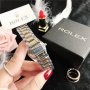 Луксозен дамски ръчен часовник Rolex, стилен Ролекс , водоустойчив, снимка 11