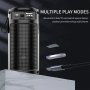 S1201 Bluetooth мощен високоговорител - субуфер,FM радио, множество LED светлини, снимка 8