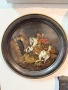 Гравирана месингова чиния -  Свети Георги Победоносец №7832, снимка 1