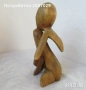 Различни дървени фигури:  55см любов целувка голяма дървена фигура дърворезба жена мъж , снимка 7