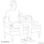 vidaXL Пейка с облегалка, тъмнозелена, 119,5x64,5x75 см, кадифе, снимка 10