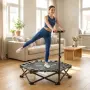 SPORTNOW Фитнес батут с регулируема Т-образна дръжка, снимка 2