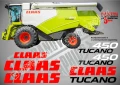 CLAAS Tucano 440 стикери надписи, снимка 3