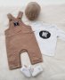 Ватиран гащеризон блузка буйки и каскет за бебе 6 месеца, снимка 1 - Комплекти за бебе - 39061721
