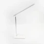 Настолна лампа SOLMIRA с подложка за безжично зареждане, 42 LED, сребриста, CE сертификат и RoHS, снимка 8