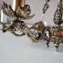 Уникален,луксозен старинен полилей от месинг,класическо,бароково осветление за хол, всекидневна, снимка 3