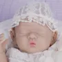 Нова "реборн" Реалистична силиконова бебешка кукла с пълно тяло и DIY очи, снимка 2