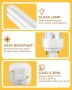 Нова G24D-2 18W 2 Pin Крушка 3000K 750lm CFL Енергоспестяваща 2 броя топла светлина, снимка 5