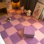 Велурен мек килим - пъзел , комплект от 12 части, за под на детска стая, 30х30 см, снимка 7