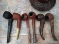Шест броя лули с дървена поставка , снимка 4