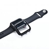 360 кейс за Apple Watch 3, 4, 5, 6, SE със стъклен протектор , снимка 1 - Каишки за часовници - 31002239