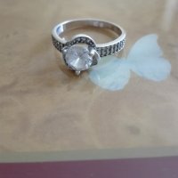 Сребърен пръстен, снимка 1 - Пръстени - 29633417