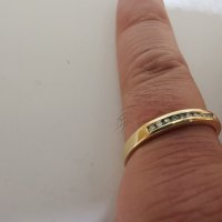 Златен пръстен с диаманти 9 карата , снимка 10 - Пръстени - 30077798