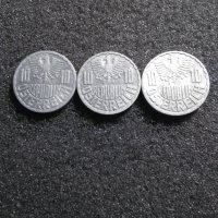 Лот грошове Австрия 1955-1959г., снимка 2 - Нумизматика и бонистика - 39689658