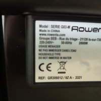 Мултифункционална електрическа скара Rowenta GR3060 Ultra Compact Comfort 600, 2000 W, с незалепващи, снимка 4 - Скари - 38255965