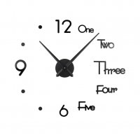 Стикер стенен часовник - модел 4246, снимка 3 - Стенни часовници - 34230603