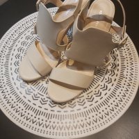 Елегантни дамски токчета сандали Ideal Shoes, 40 номер, НОВИ, снимка 1 - Дамски обувки на ток - 35231216