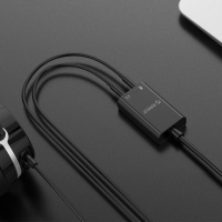 Orico външна звукова карта USB Sound card - Headphones, Mic, Black - SKT2-BK, снимка 5 - Други - 44782715