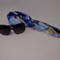 Слънчеви очила с шалче, употребявани, снимка 1 - Шалове - 37755185