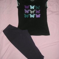 Тениска с пеперуди, снимка 2 - Детски тениски и потници - 36970065