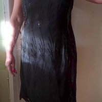 Черна рокля Кензо, снимка 1 - Рокли - 44201085